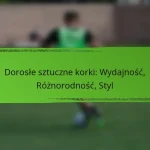 Dorosłe sztuczne korki: Wydajność, Różnorodność, Styl