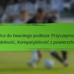 Kolce do twardego podłoża: Przyczepność, Stabilność, Kompatybilność z powierzchnią