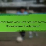 Młodzieżowe korki Firm Ground: Komfort, Dopasowanie, Elastyczność