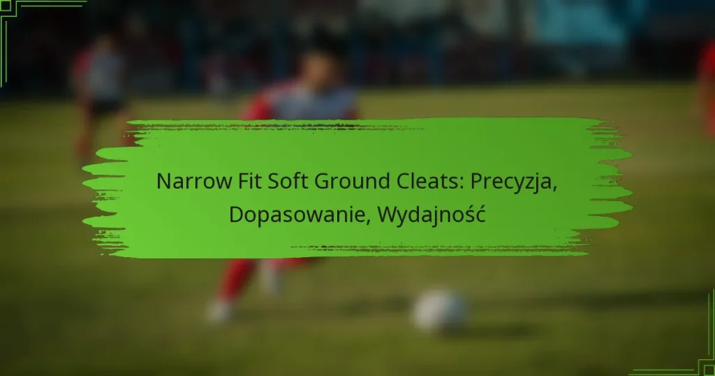 Narrow Fit Soft Ground Cleats: Precyzja, Dopasowanie, Wydajność