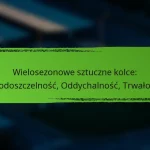 Wielosezonowe sztuczne kolce: Wodoszczelność, Oddychalność, Trwałość