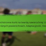 Wszechstronne korki na twardą nawierzchnię: Użycie na różnych powierzchniach, Adaptacyjność, Design