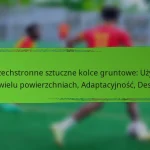 Wszechstronne sztuczne kolce gruntowe: Użycie na wielu powierzchniach, Adaptacyjność, Design