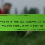 Wysokie korki na twardą nawierzchnię: wsparcie kostki, ochrona, kontrola